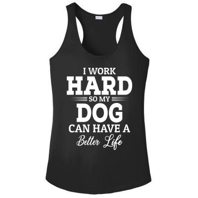 Dog Lovers Motivation Quote Ladies PosiCharge Competitor Racerback Tank