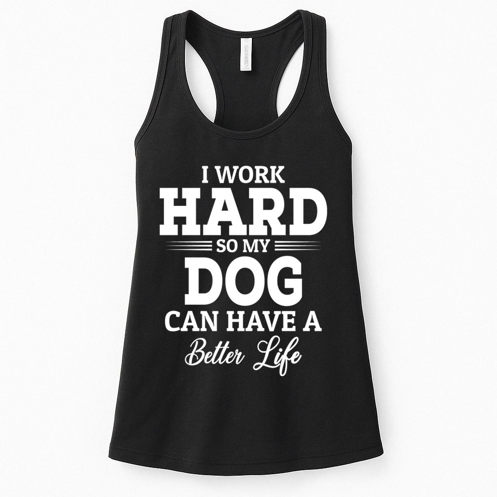 Dog Lovers Motivation Quote Womens Tank Top