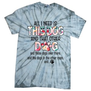 Dog Lover Motif For  dog motif with dog saying Tie-Dye T-Shirt