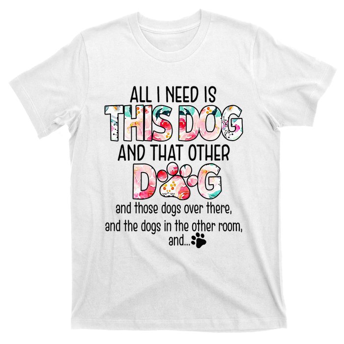 Dog Lover Motif For  dog motif with dog saying T-Shirt