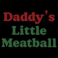 Daddy Little Meatball Italian Funny Daddy Little Meatball Father’s Day Zip Tote Bag