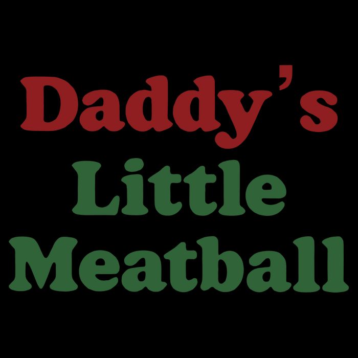 Daddy Little Meatball Italian Funny Daddy Little Meatball Father’s Day Zip Tote Bag