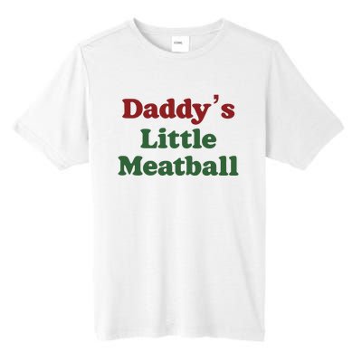 Daddy Little Meatball Italian Funny Daddy Little Meatball Father’s Day Tall Fusion ChromaSoft Performance T-Shirt