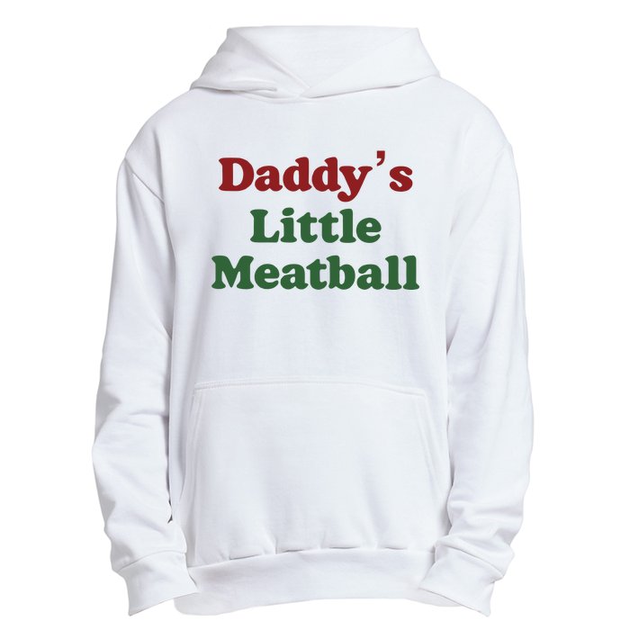 Daddy Little Meatball Italian Funny Daddy Little Meatball Father’s Day Urban Pullover Hoodie