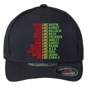 Dream Like Martin Black History Month Flexfit Unipanel Trucker Cap