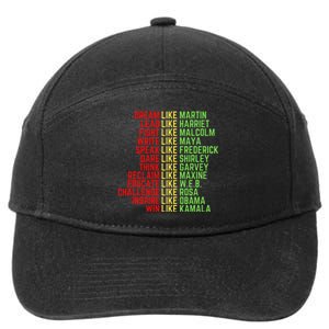 Dream Like Martin Black History Month 7-Panel Snapback Hat