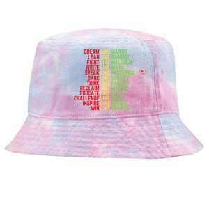 Dream Like Martin Black History Month Tie-Dyed Bucket Hat