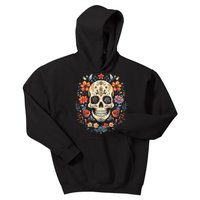 De Los Muertos Day of the Dead Sugar Skull Kids Hoodie