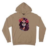 De Los Muertos La Catrina Day Of The Dead Sugar Skull Women Hoodie