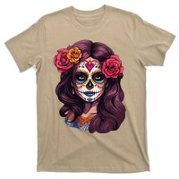 De Los Muertos La Catrina Day Of The Dead Sugar Skull Women T-Shirt