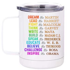 Dream Like Martin Lead Like Harriet the Junenth 1865 12 oz Stainless Steel Tumbler Cup