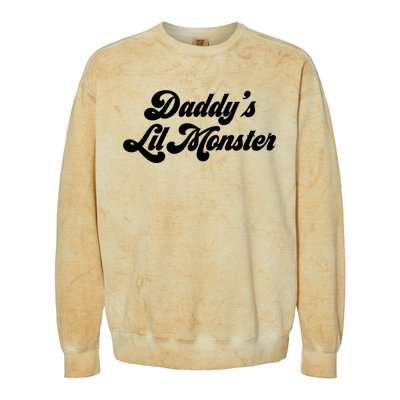 DaddyS Lil Monster Colorblast Crewneck Sweatshirt