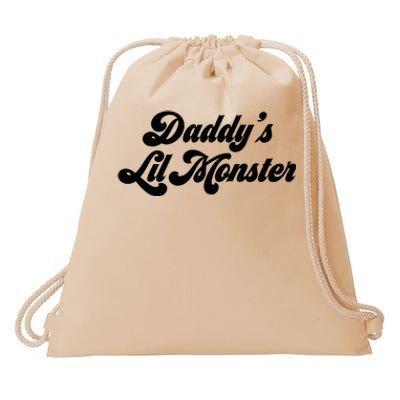 DaddyS Lil Monster Drawstring Bag