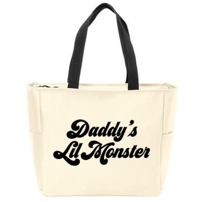 DaddyS Lil Monster Zip Tote Bag