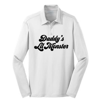 DaddyS Lil Monster Silk Touch Performance Long Sleeve Polo