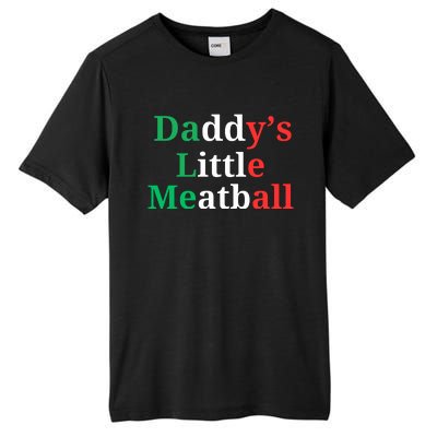 Daddy Little Meatball Italian Ironic Funny Meme Tall Fusion ChromaSoft Performance T-Shirt