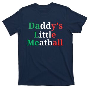 Daddy Little Meatball Italian Ironic Funny Meme T-Shirt