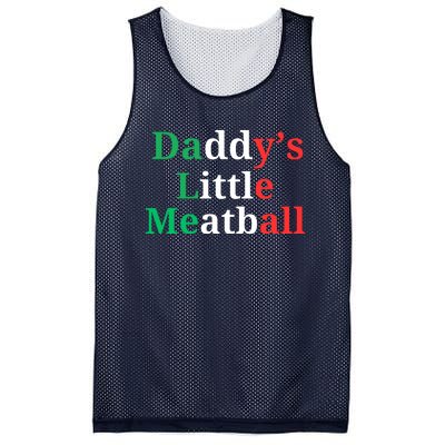 Daddy Little Meatball Italian Ironic Funny Meme Mesh Reversible Basketball Jersey Tank