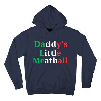 Daddy Little Meatball Italian Ironic Funny Meme Tall Hoodie