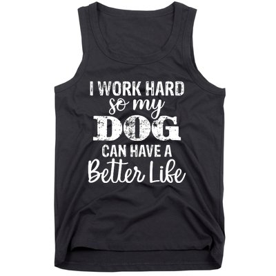 Dog Lovers Motivational Quote Tank Top