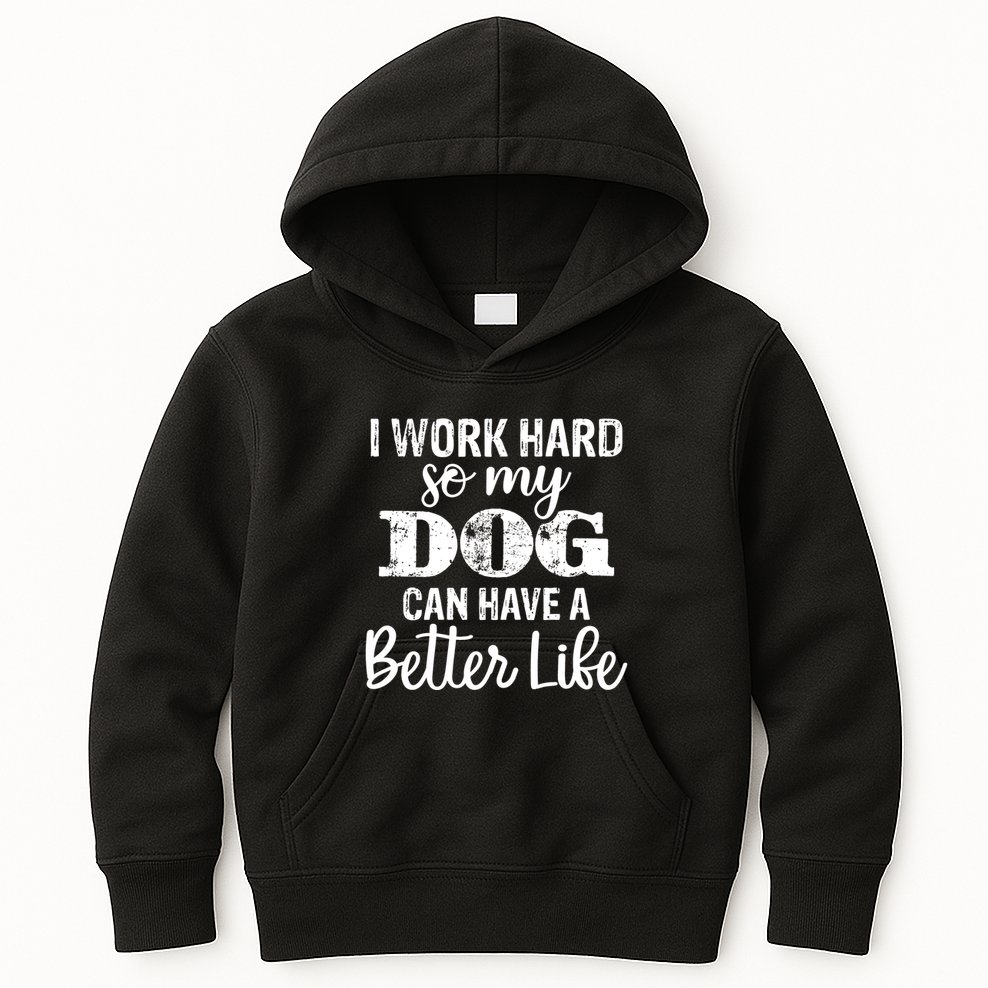 Dog Lovers Motivational Quote Kids Hoodie