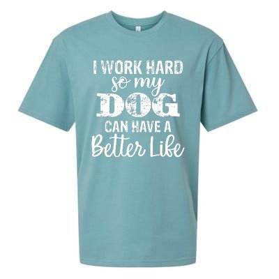 Dog Lovers Motivational Quote Sueded Cloud Jersey T-Shirt