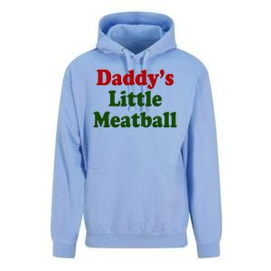 Daddys Little Meatball Cute Gift Unisex Surf Hoodie