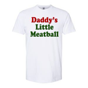 Daddys Little Meatball Cute Gift Softstyle CVC T-Shirt