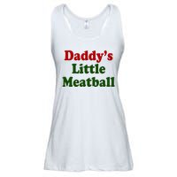 Daddys Little Meatball Cute Gift Ladies Essential Flowy Tank