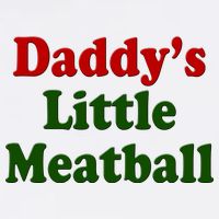 Daddys Little Meatball Cute Gift Youth Performance Sprint T-Shirt