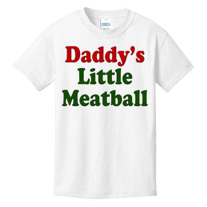 Daddys Little Meatball Cute Gift Kids T-Shirt