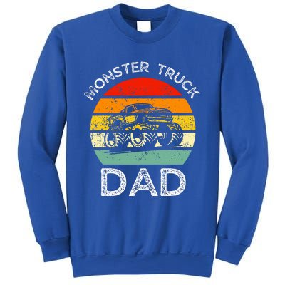 Dads Love Monster Trucks Too Fathers Day Sweatshirt