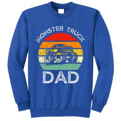 Dads Love Monster Trucks Too Fathers Day Tall Sweatshirt