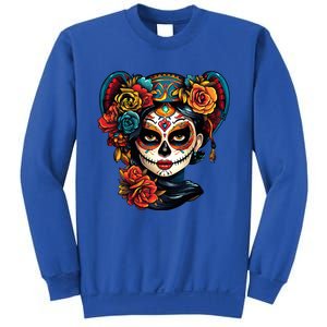 De Los Muertos La Catrina Day of the Dead Sugar Skull Sweatshirt