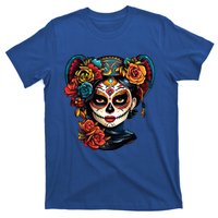 De Los Muertos La Catrina Day of the Dead Sugar Skull T-Shirt