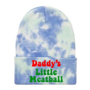 Daddy Little Meatball Italian Tie Dye 12in Knit Beanie