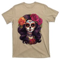 De Los Muertos La Catrina Day Of The Dead Sugar Skull Women T-Shirt