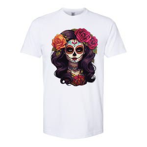 De Los Muertos La Catrina Day Of The Dead Sugar Skull Women Softstyle CVC T-Shirt