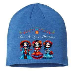 De Los Muertos La Catrina Day of the Dead Sugar Skull Sustainable Beanie