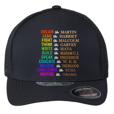 Dream Like Martin Lead Like Harriet The Junenth 1865 Flexfit Unipanel Trucker Cap