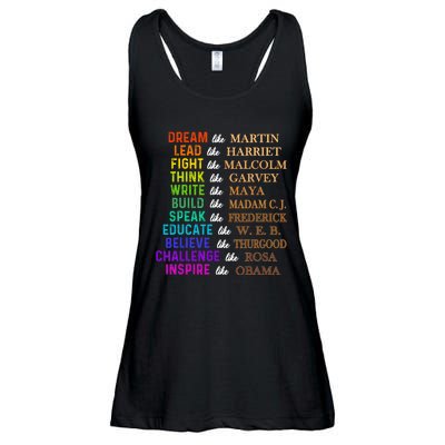 Dream Like Martin Lead Like Harriet The Junenth 1865 Ladies Essential Flowy Tank