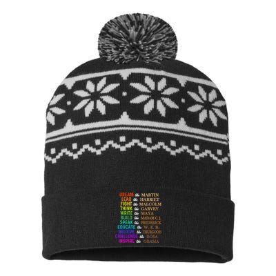 Dream Like Martin Lead Like Harriet The Junenth 1865 USA-Made Snowflake Beanie