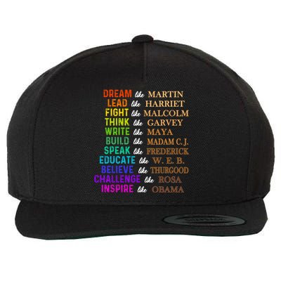 Dream Like Martin Lead Like Harriet The Junenth 1865 Wool Snapback Cap