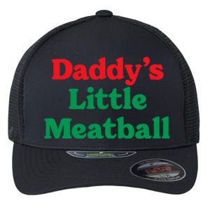 Daddy Little Meatball Italian Ironic Funny Meme Trendy Unisex Flexfit Unipanel Trucker Cap