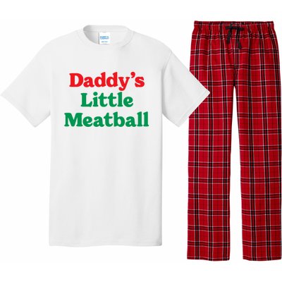 Daddy Little Meatball Italian Ironic Funny Meme Trendy Unisex Pajama Set