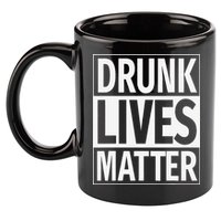 Drunk Lives Matter Saint Patrick's Day Unisex 11oz C Handle Ceramic Mug