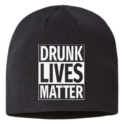 Drunk Lives Matter Saint Patrick's Day Unisex Sustainable Beanie