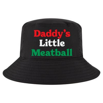 Daddy Little Meatball Italian Ironic Funny Meme Trendy Unisex Cool Comfort Performance Bucket Hat