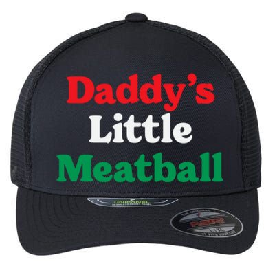 Daddy Little Meatball Italian Ironic Funny Meme Trendy Unisex Flexfit Unipanel Trucker Cap