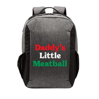 Daddy Little Meatball Italian Ironic Funny Meme Trendy Unisex Vector Backpack